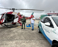 Missão de vida: aeronaves da PMPR agilizam o transporte de órgãos para doação