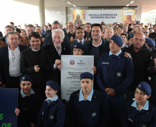 Governo do Paraná inaugura Escola Superior de Bombeiro Militar e entrega 64 novas viaturas na comemoração dos 113 anos da corporação