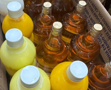 PCPR destrói 300 mil garrafas em operação contra bebidas irregulares em Curitiba e RMC