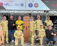 Bombeiros do 4º BBM, de Cascavel, vencem o 7º Desafio Nacional de Salvamento Veicular.