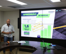 Apreensões de drogas aumentam 21% nos primeiros nove meses de 2025 no Paraná