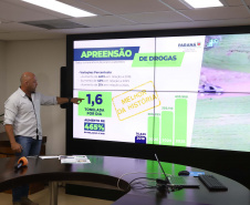 Apreensões de drogas aumentam 21% nos primeiros nove meses de 2025 no Paraná