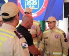 Corpo de Bombeiros de Laranjeiras do Sul recebe obras de infraestrutura e novas câmeras de monitoramento