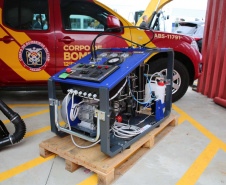 Corpo de Bombeiros de Laranjeiras do Sul recebe obras de infraestrutura e novas câmeras de monitoramento