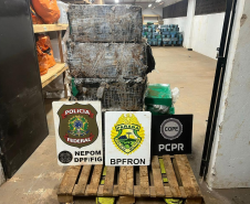 PMPR apreende mais de 1,1 tonelada de drogas durante Operação Diakopí IV