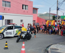 Ações educativas do Batalhão de Trânsito da PMPR impactam 5,2 mil pessoas em 2025