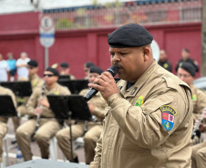 Música e esperança: Banda da PMPR faz show para crianças do Hospital Pequeno Príncipe