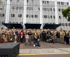 Música e esperança: Banda da PMPR faz show para crianças do Hospital Pequeno Príncipe