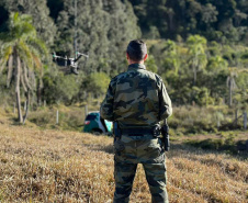 Satélite e drones elevam eficiência da PMPR contra crimes ambientais
