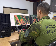 Satélite e drones elevam eficiência da PMPR contra crimes ambientais