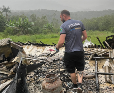 Polícia Científica aplica técnicas avançadas para rastrear origem em casos de incêndio