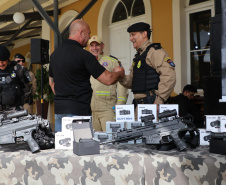Novas viaturas, equipamentos e fuzis: Estado reforça segurança nos Campos Gerais e Centro-Sul