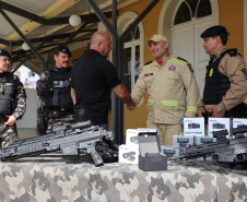 Novas viaturas, equipamentos e fuzis: Estado reforça segurança nos Campos Gerais e Centro-Sul