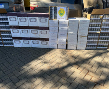 PMPR apreende carga de contrabandeada em Francisco Beltrão