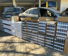 PMPR apreende carga de contrabandeada em Francisco Beltrão