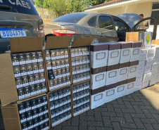 PMPR apreende carga de contrabandeada em Francisco Beltrão