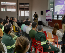 SESP leva Programa Mulher Segura a funcionários da Klabin com foco no combate à violência doméstica