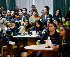 SESP leva Programa Mulher Segura a funcionários da Klabin com foco no combate à violência doméstica