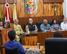 Sesp promove encontro com a comunidade na Câmara de Telêmaco Borba durante a Missão Paraná III