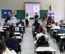Mulher Segura: policiais realizam palestra para alunos de Direito em Ponta Grossa
