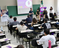 Mulher Segura: policiais realizam palestra para alunos de Direito em Ponta Grossa