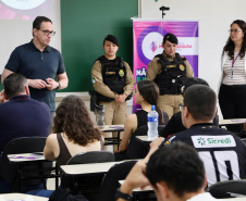 Mulher Segura: policiais realizam palestra para alunos de Direito em Ponta Grossa