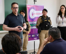 Mulher Segura: policiais realizam palestra para alunos de Direito em Ponta Grossa