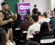 Mulher Segura: policiais realizam palestra para alunos de Direito em Ponta Grossa