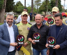 Governo do Paraná reforça estrutura do Corpo de Bombeiros em Guarapuava e Pitanga com novas viaturas