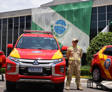 Governo do Paraná reforça estrutura do Corpo de Bombeiros em Guarapuava e Pitanga com novas viaturas