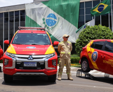 Governo do Paraná reforça estrutura do Corpo de Bombeiros em Guarapuava e Pitanga com novas viaturas