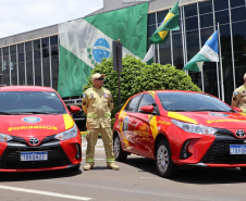 Governo do Paraná reforça estrutura do Corpo de Bombeiros em Guarapuava e Pitanga com novas viaturas