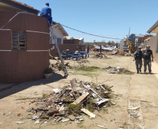 Paraná coloca presos para reconstruir escolas e Apae de Rio Bonito do Iguaçu