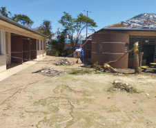 Paraná coloca presos para reconstruir escolas e Apae de Rio Bonito do Iguaçu