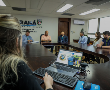 Polícia Científica do Paraná apresenta panorama do efetivo, investimentos e entregas em reunião com o secretário de segurança