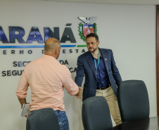 Polícia Científica do Paraná apresenta panorama do efetivo, investimentos e entregas em reunião com o secretário de segurança