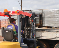 Estado reforça pedido por materiais de construção para avançar os trabalhos em Rio Bonito do Iguaçu
