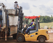 Estado reforça pedido por materiais de construção para avançar os trabalhos em Rio Bonito do Iguaçu
