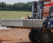Estado reforça pedido por materiais de construção para avançar os trabalhos em Rio Bonito do Iguaçu