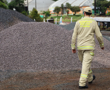 Estado reforça pedido por materiais de construção para avançar os trabalhos em Rio Bonito do Iguaçu