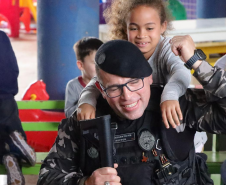 PMPR realiza ação interativa com crianças da CMEI Dona Laura em Rio Bonito do Iguaçu