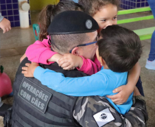 PMPR realiza ação interativa com crianças da CMEI Dona Laura em Rio Bonito do Iguaçu