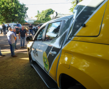 Secretaria da Segurança Pública entrega viatura da Polícia Militar a Congonhinhas, no Norte Pioneiro