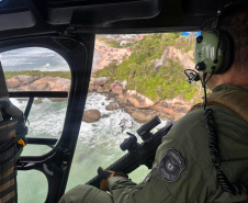 PCPR faz voos de polícia judiciária no Litoral do Estado durante o Verão Maior Paraná