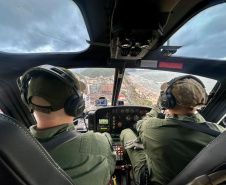 PCPR faz voos de polícia judiciária no Litoral do Estado durante o Verão Maior Paraná