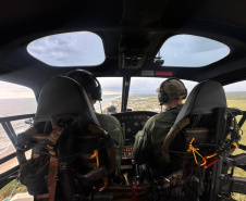 PCPR faz voos de polícia judiciária no Litoral do Estado durante o Verão Maior Paraná