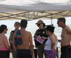 PMPR promove ação de interação com a comunidade e prevenção de crimes em Guaratuba