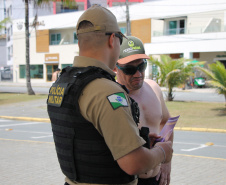 PMPR promove ação de interação com a comunidade e prevenção de crimes em Guaratuba