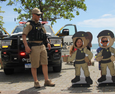 PMPR promove ação de interação com a comunidade e prevenção de crimes em Guaratuba