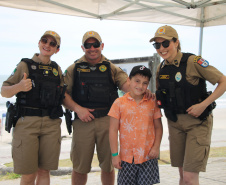 PMPR promove ação de interação com a comunidade e prevenção de crimes em Guaratuba